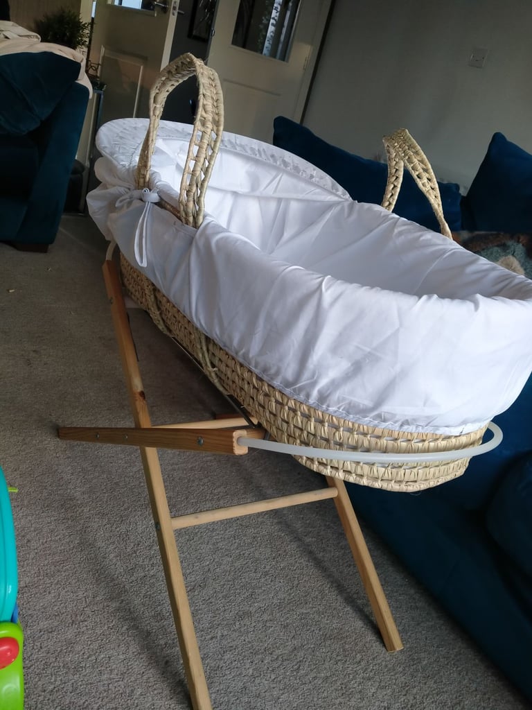Moses basket and stand - open to sensible offers