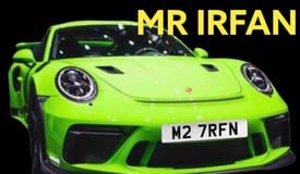 IRFAN PRIVATE NUMBER PLATE 
