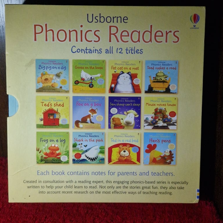 Usborne Phonics Readers – Complete 12 Book Collection (Stephen Cartwright, 2006, 