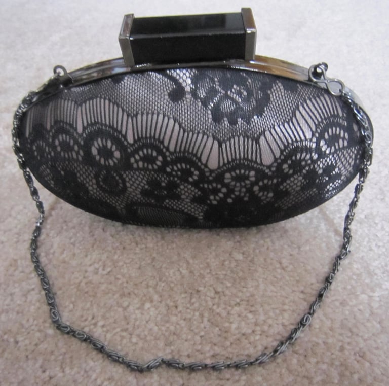 MONSOON LACE EVENING SHOES SIZE 6 WITH MATCHING BAG