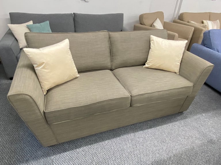 3 SEATER BEIGE SOFA - IMMACULATE CONDITION - VERY COMFY