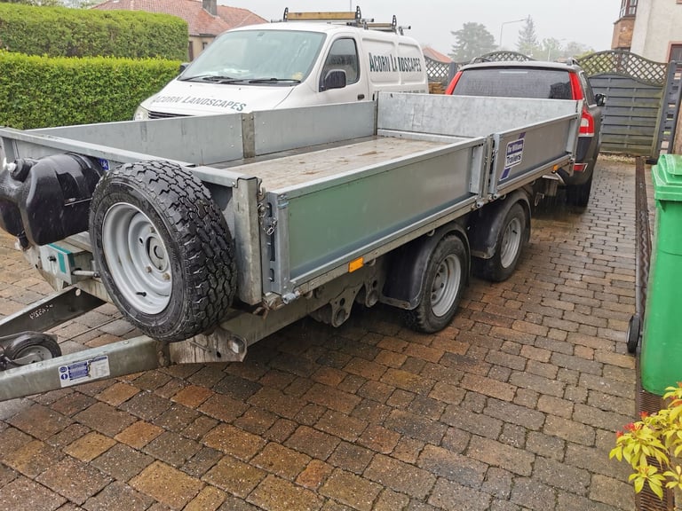 Ifor Williams TT3621 tipping trailer, 12' x 6'6" vgc 3500kg