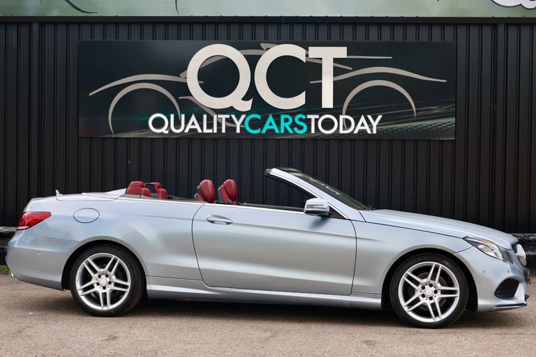 2013 Mercedes E Class E350 CDI 3.9 V6 AMG Sport Convertible *Diamond Silver *