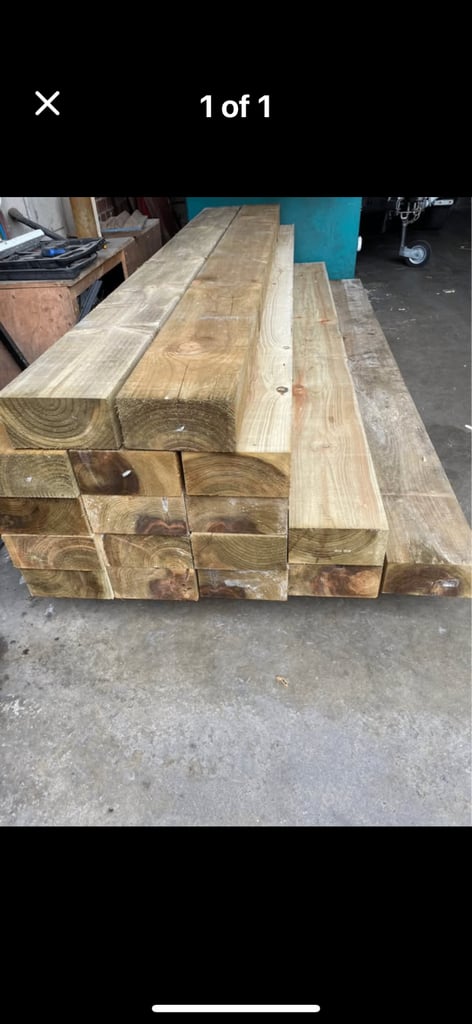 image for Garden sleepers 2.4x200mmx100mm
