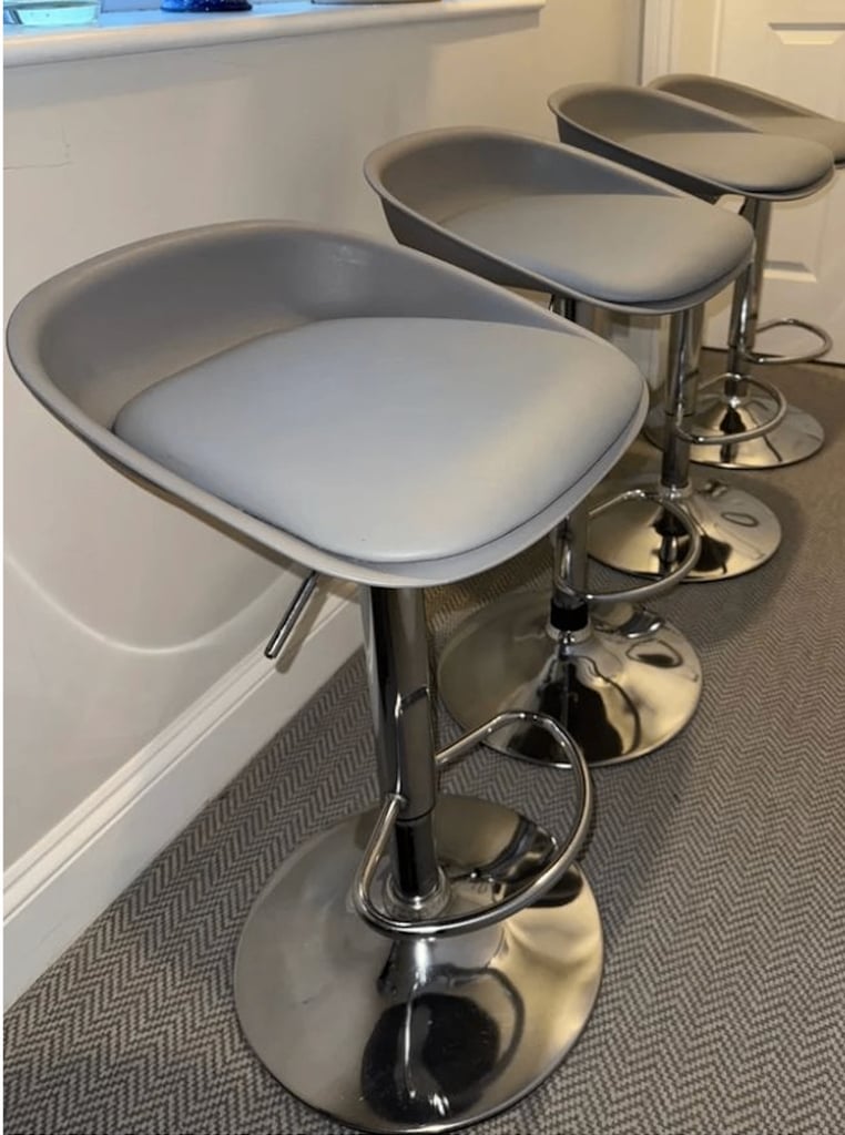 image for 3x Grey stools 
