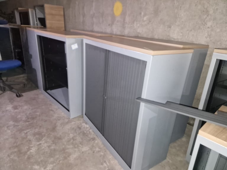 Available desk,tables,tambour cupboards,cabinets for sale 
