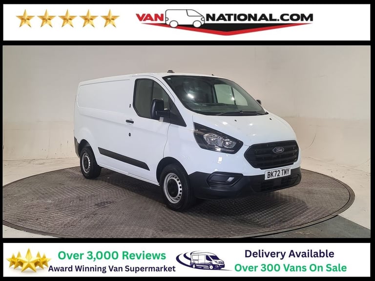 2022 72 FORD TRANSIT CUSTOM 2.0 280 ECOBLUE LEADER P/V L1 H1 130 BHP SWB DIESEL