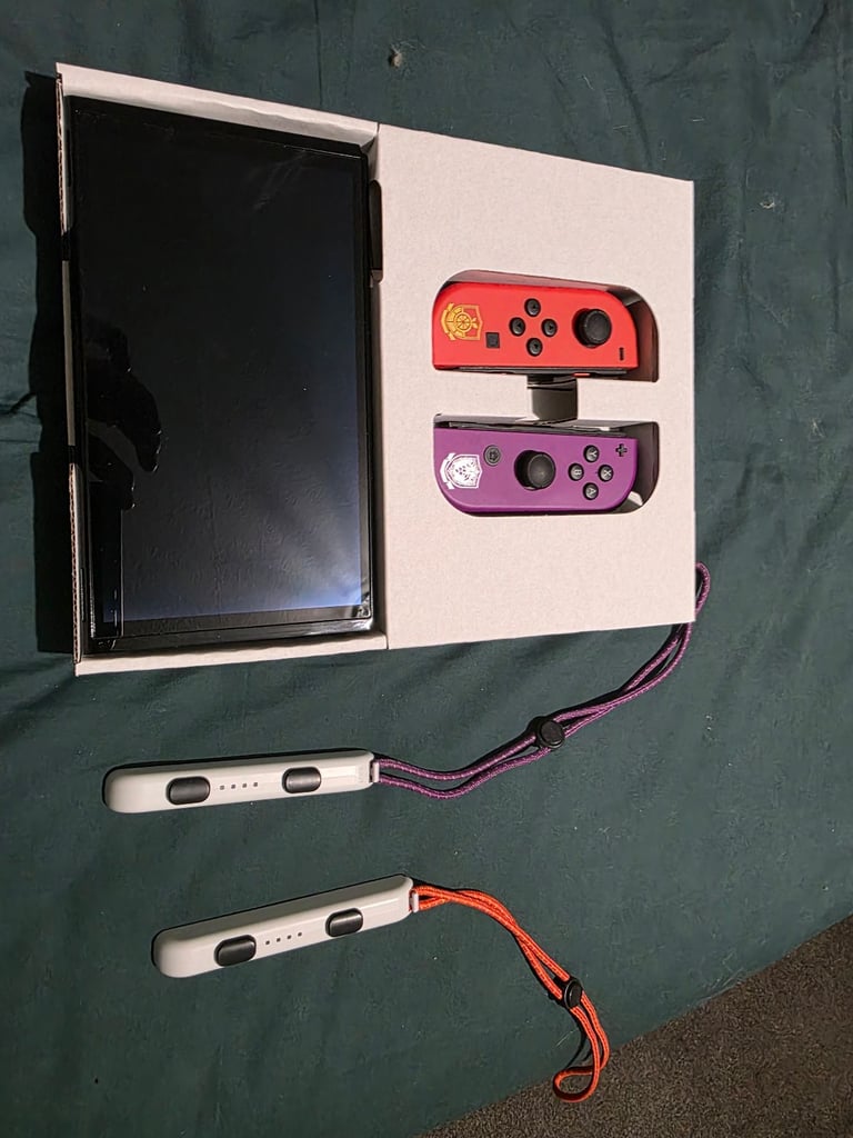 image for Nintendo Switch OLED pokemon sword and shield edition