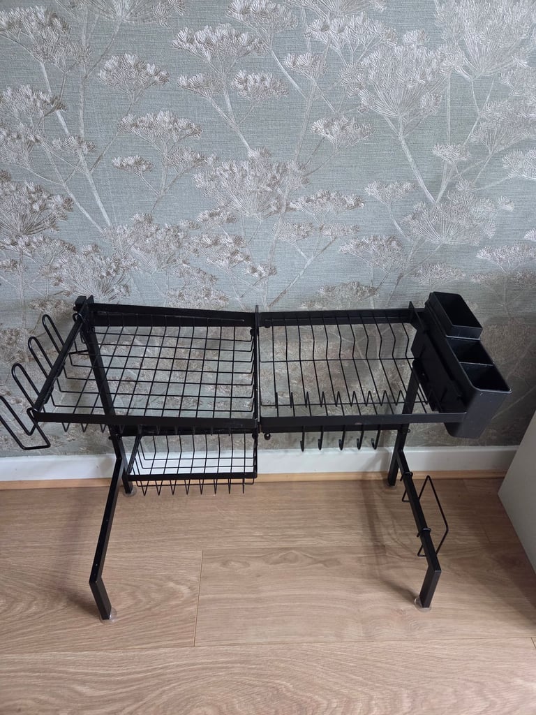Retractable Iron Large Sink Dish Drying Rack, Kitchen Dish drainer