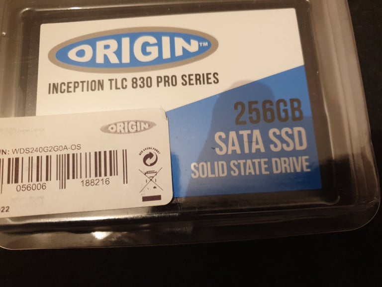 image for BRAND NEW SEALED HIGH SPEED ORIGIN INCEPTION 2.5 inch SATA 256GB SSD DRIVE SOLID STATE HDD