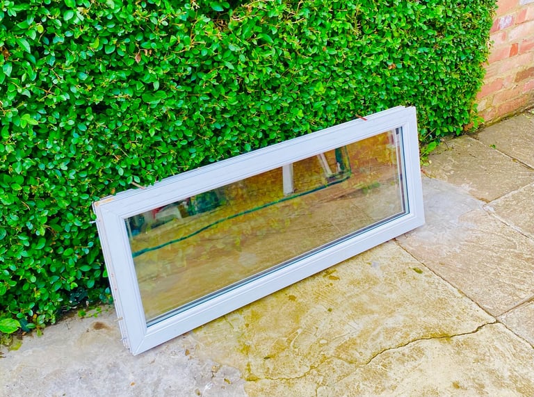 UPVC Window Double Glazed Panel Window (2 Available) *Can Be Used Sideways*