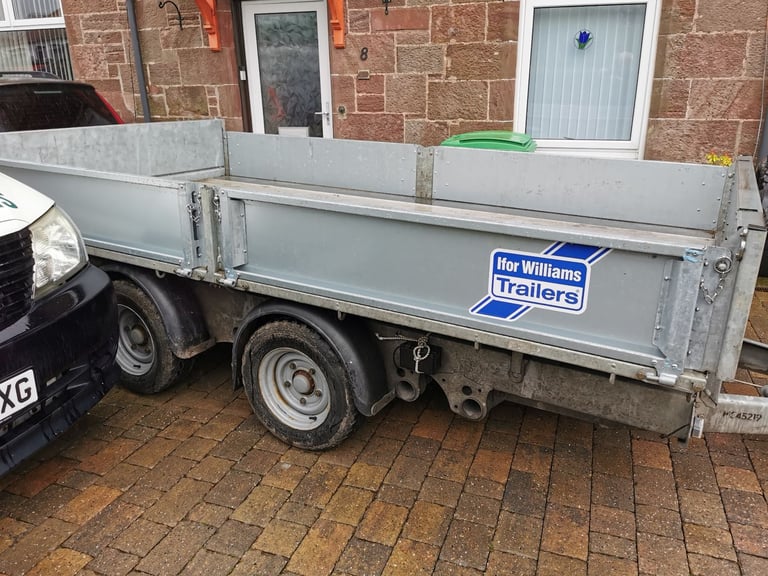 Ifor Williams TT3621 tipping trailer, 12' x 6'6" vgc 3500kg