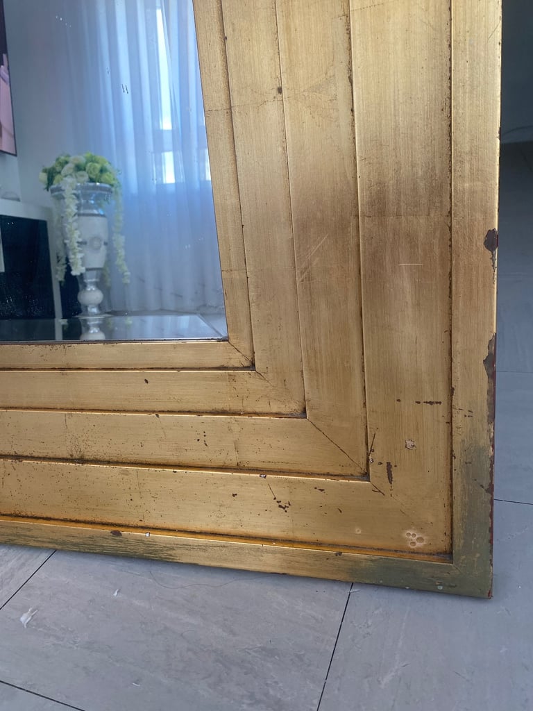 Large Gold Mirror