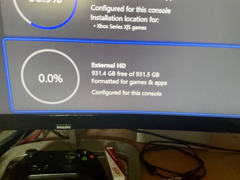 Xbox one media hub with Hardrive 1TB storage 