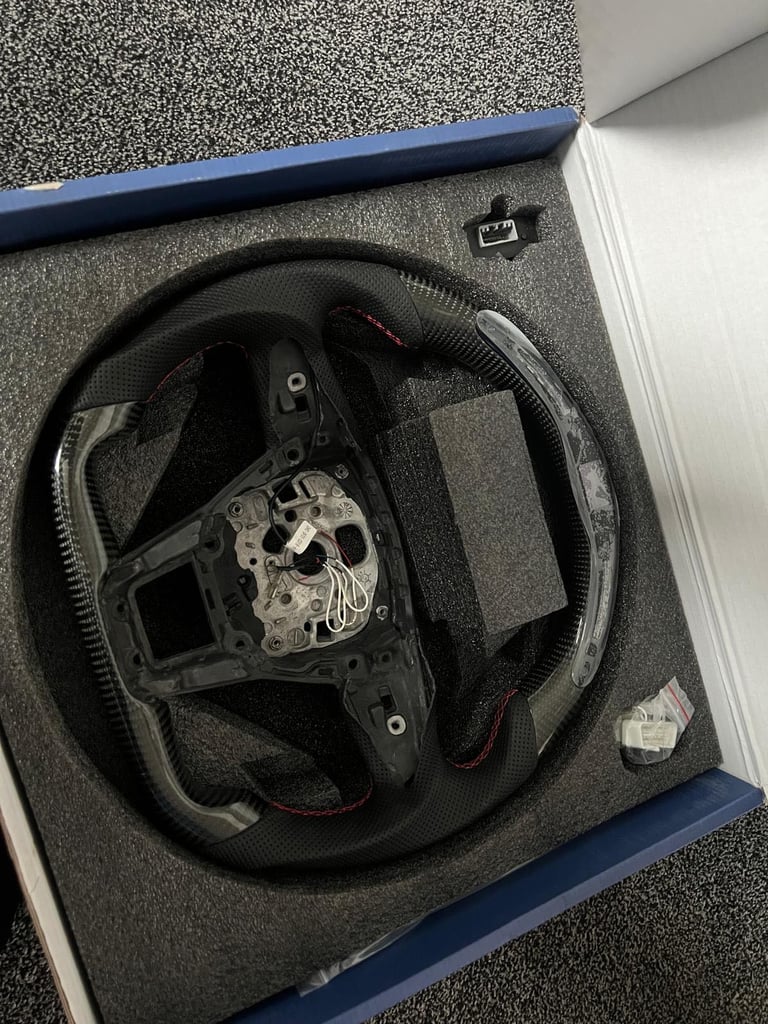 Carbon Fibre LED Display Steering Wheel Replacement
