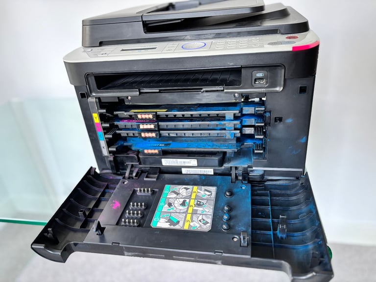 Samsung CLX - 3185FW laser multifunctional colour printer