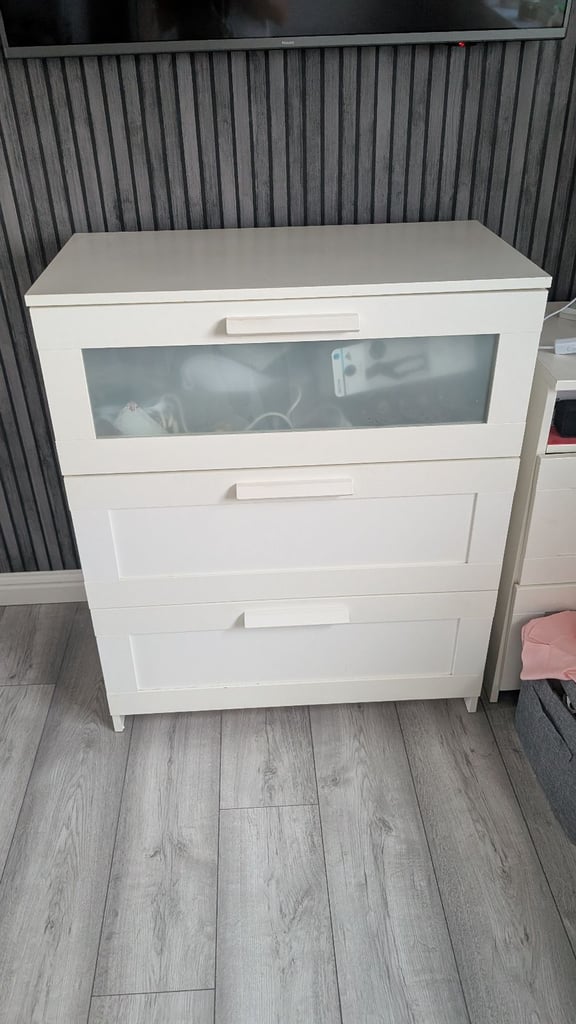 image for IKEA white chest of drawers 