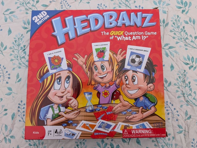 Hedbanz Picture Guessing Board Game Family Games RRPP £16 in