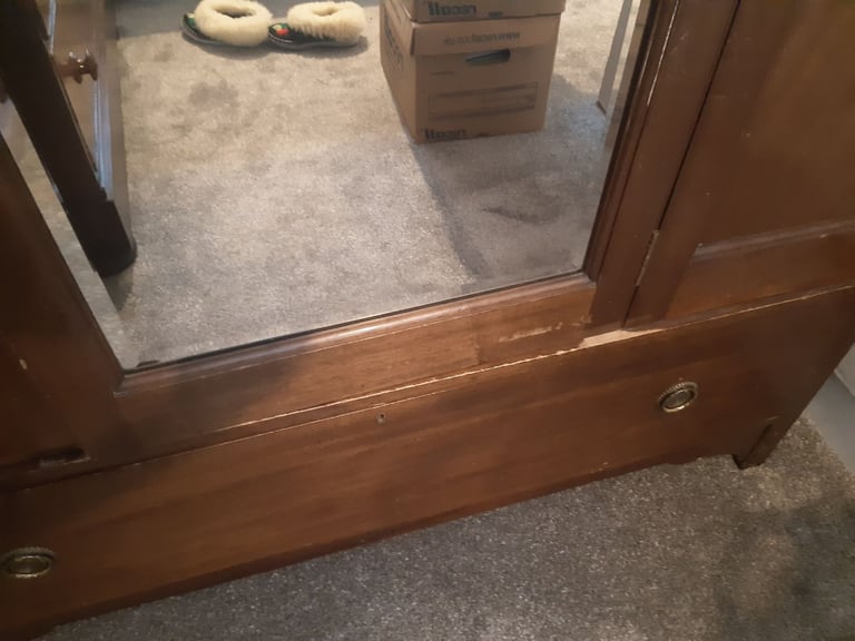 Antique wardrobe free to collector