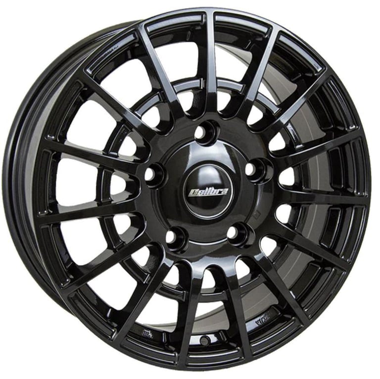 FORD TRANSIT TOURNEO CUSTOM 4X 18'' CALIBRE T-SPORT GLOSS BLACK NEW ALLOY WHEELS