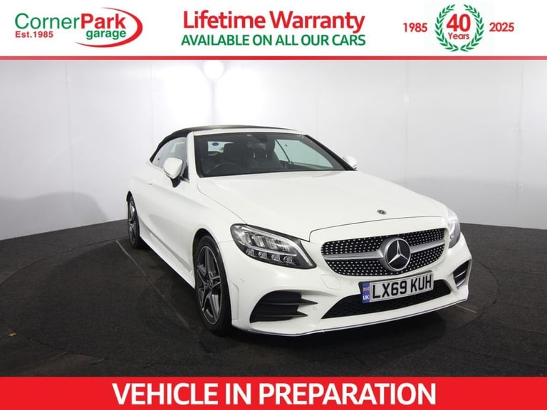 image for 2019 Mercedes-Benz C Class 1.5 C200 MHEV AMG Line Cabriolet 2dr Petrol G-Tronic+ Euro 6 (s/s) (19...