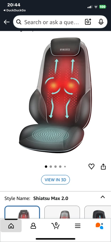 image for HOMEDICS SHIATSU BACK MASSAGER