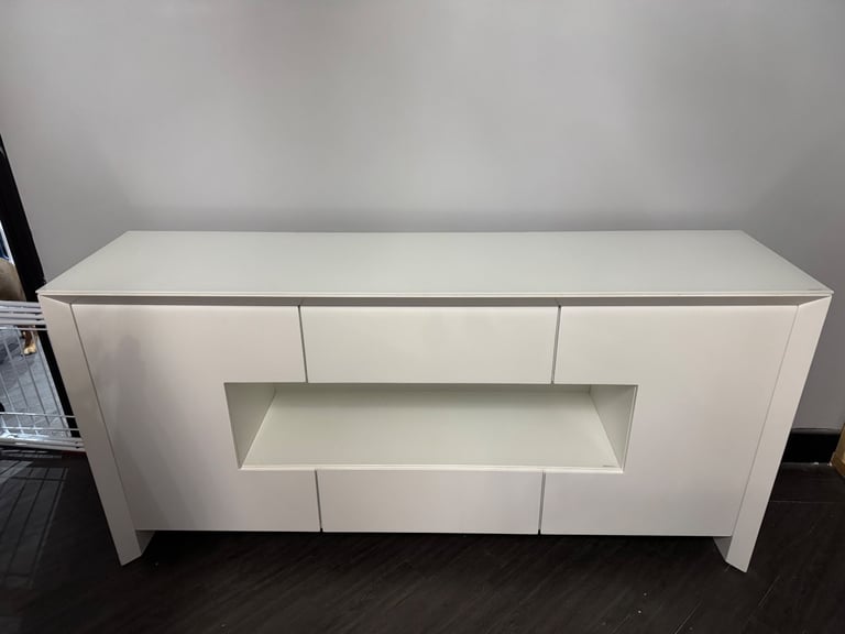 image for White gloss sideboard 