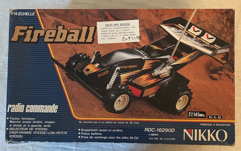 Fireball radio control buggy
