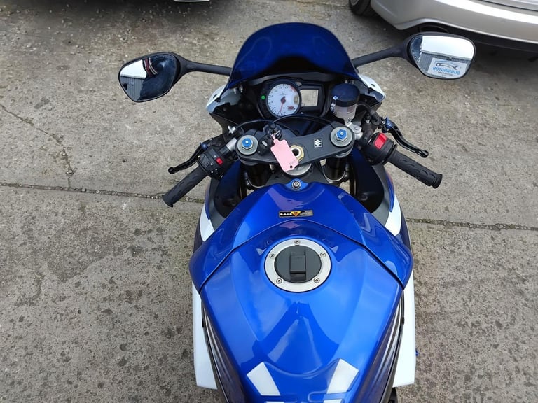 2007 07 SUZUKI GSXR 750 K7 GSXR750 CLEAN BLUE SPORT BIKE SUPER SPORT NEW MOT 
