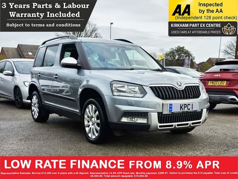 2016 Skoda Yeti 1.2 TSI SE Outdoor 5dr Petrol Manual Euro 6 (s/s) (110 ps) NATIONWIDE PARTS HATCH...