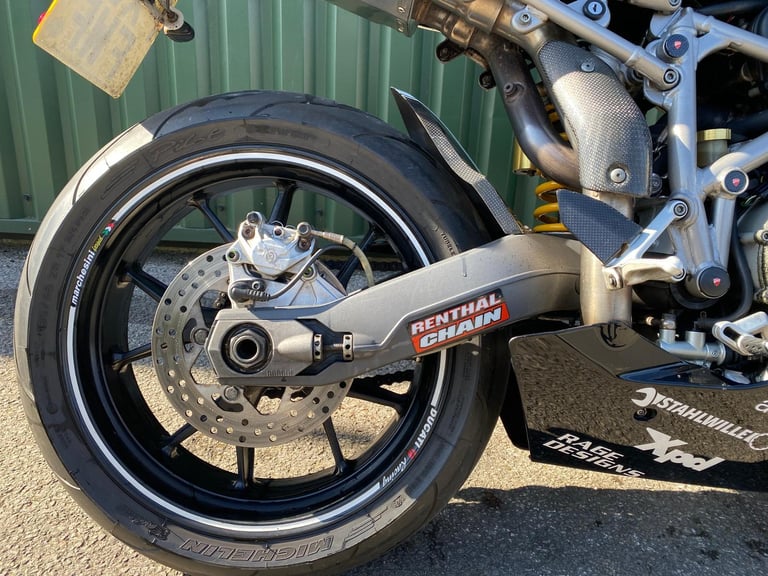 Ducati 749 Dark GSE Airwaves 2004 Black 749R Evocation 23k Belts Changed 