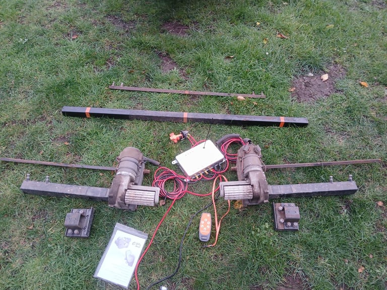 image for E go quattro caravan 12v motor mover trailer chassis frame power