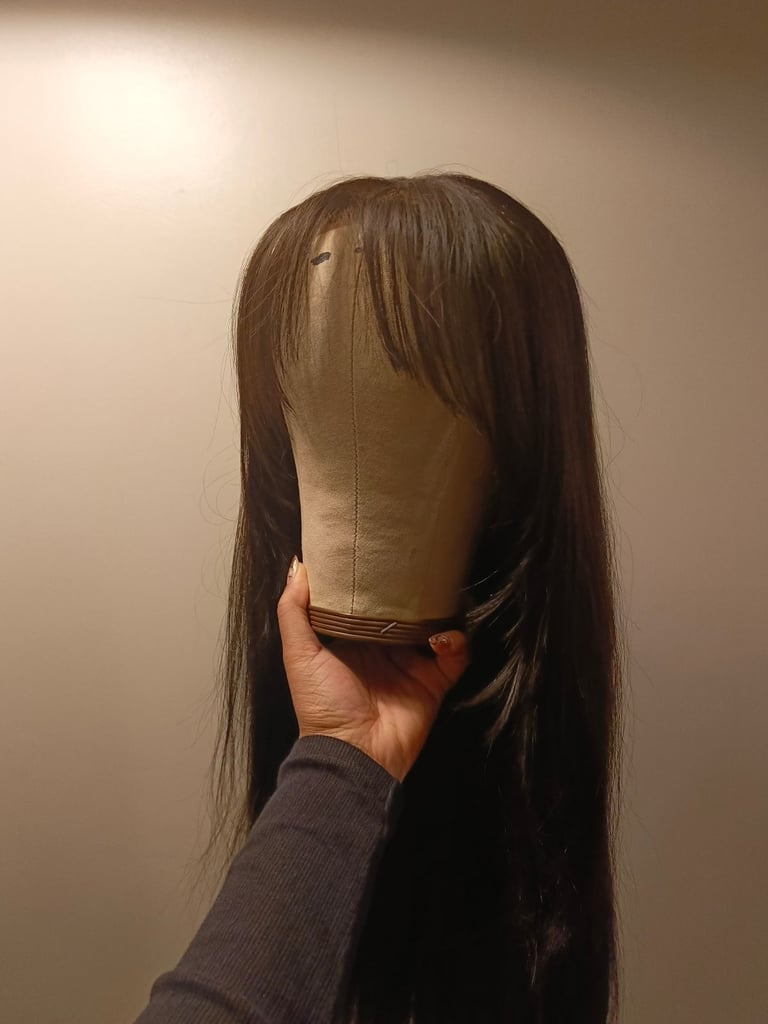 Layered fringe wig