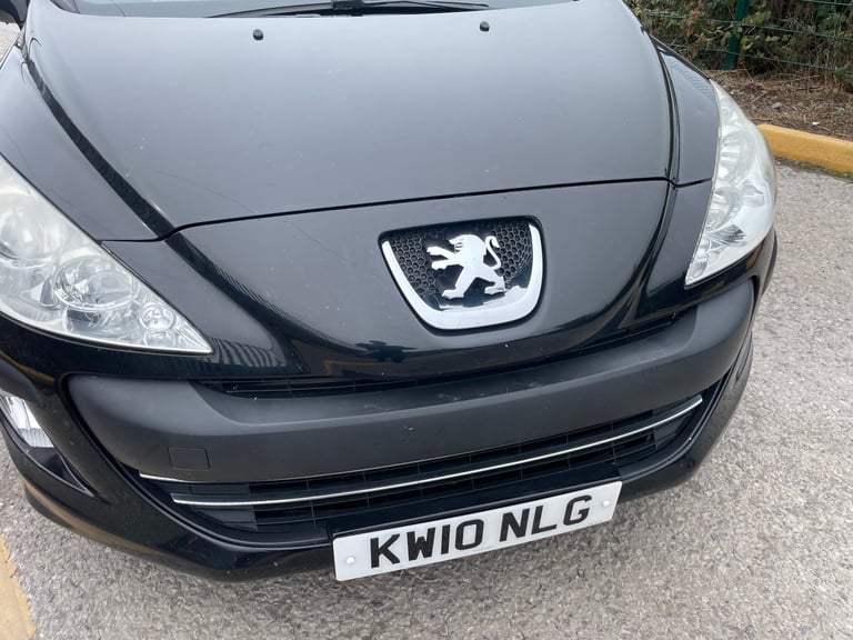 PEUGEOT 308 1.6 HDI S 10 REG BLACK 5 DOOR MOT JULY 27TH 2026 TAX £35 SERVICE HISTORY 60+MPG