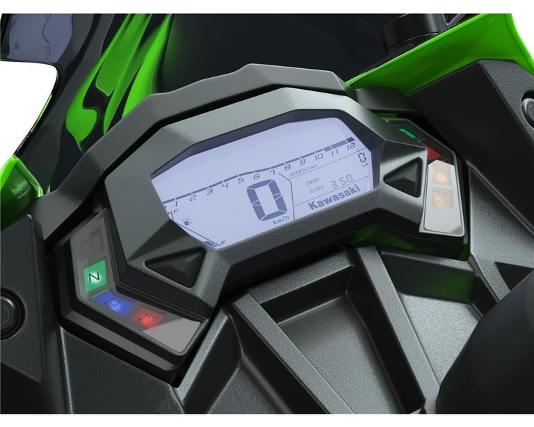 New 2026 Kawasaki Motorcycle Ninja 125 Green Grey Due November