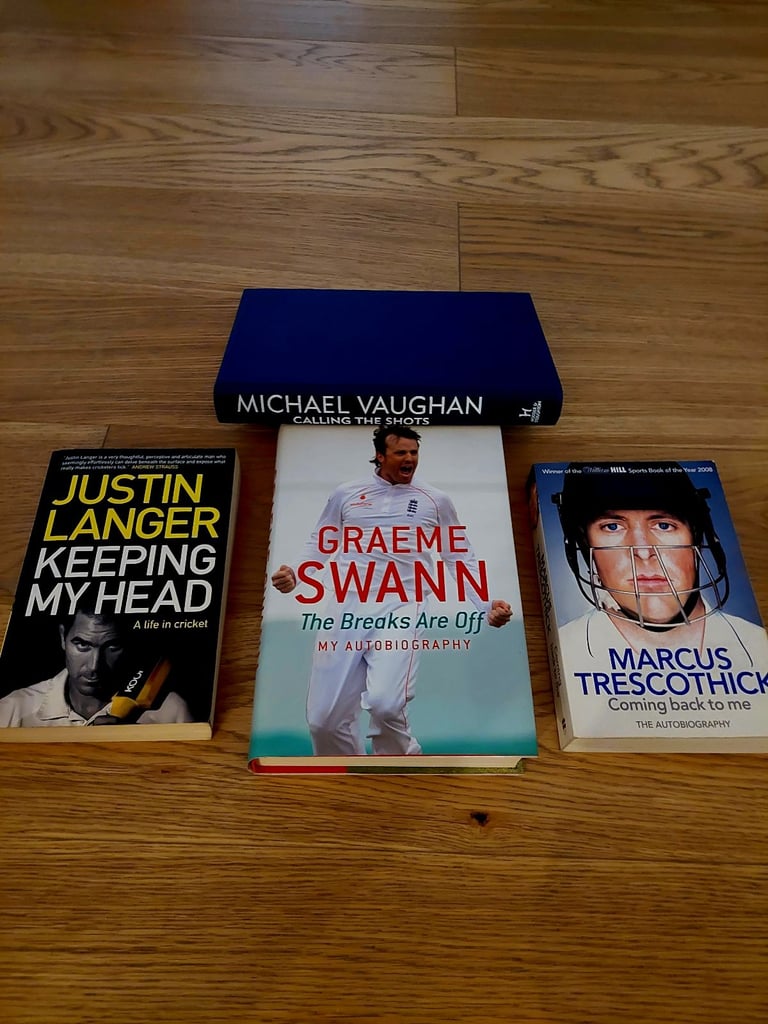 🏏 Cricket Bundle – 6-Piece Wicket Set + 13 Books (Some Brand New) – Only £20 🏏