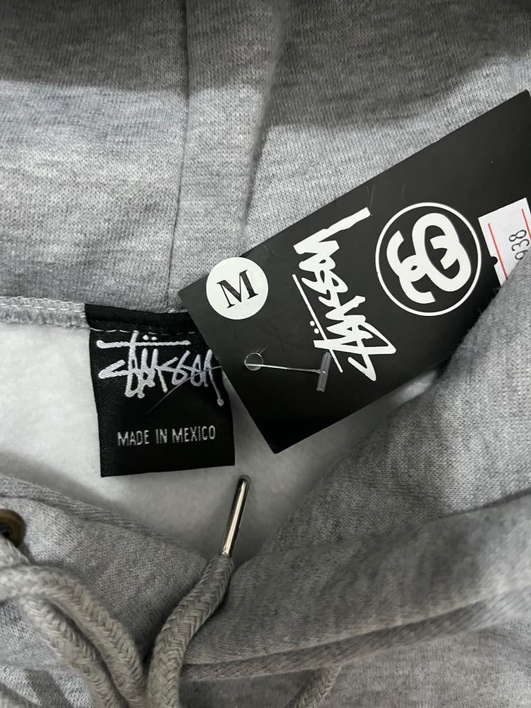 Grey Stussy hoodie 