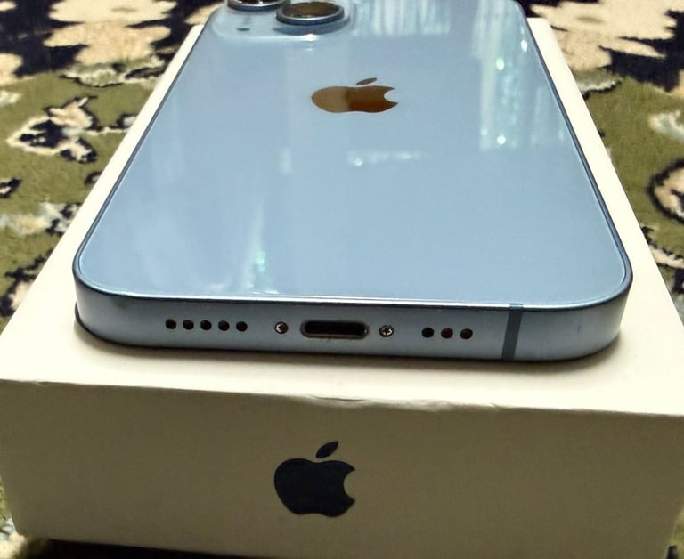 Apple iPhone 14 128 Gb Blue Unlocked Good Condition 