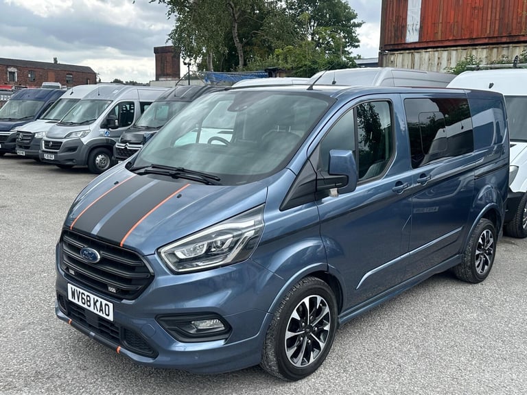 2019 Ford Transit Custom 2.0 TDCi 170ps Low Roof D/Cab Sport Van Auto PANEL VAN DIESEL Automatic