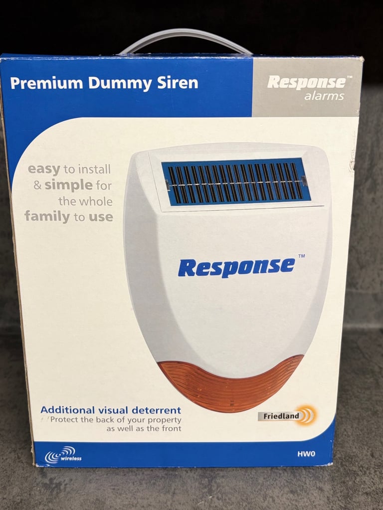 image for Response Premium Battery Dummy Alarm - Solar Charging