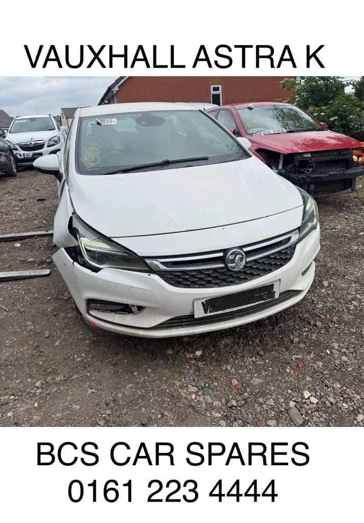 Vauxhall AstraK. Headlight. Breaking spares parts 