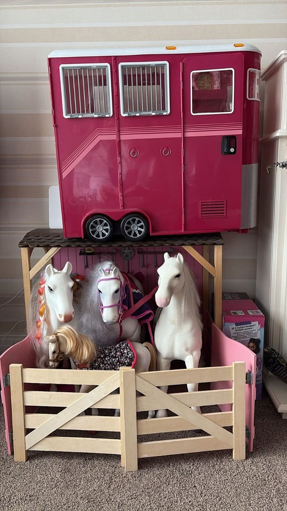 Our Generation Dolls / stable / horse box and assesories 