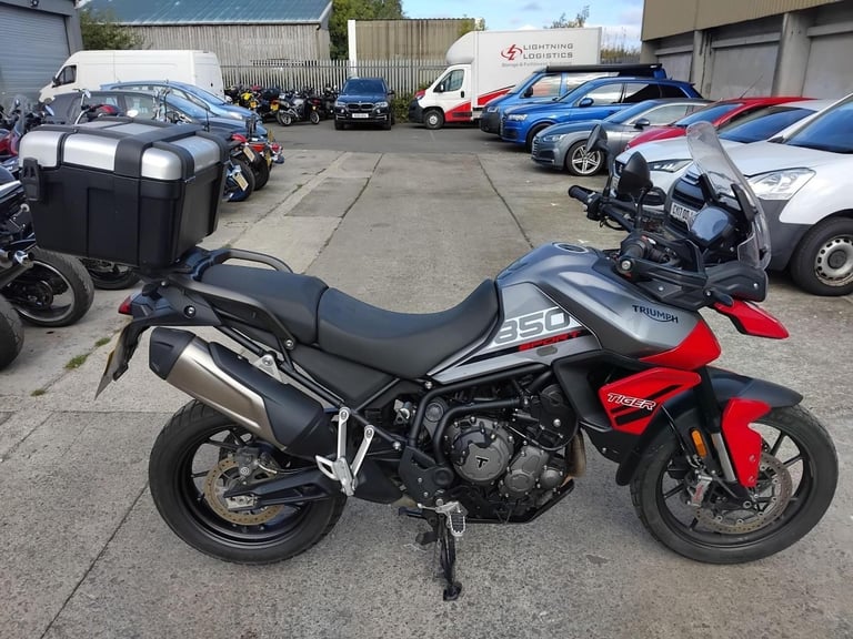 2021 21 TRIUMPH TIGER 850 SPORT 11k MILES ENDURO TOURER NEW MOT TFT SCREEN