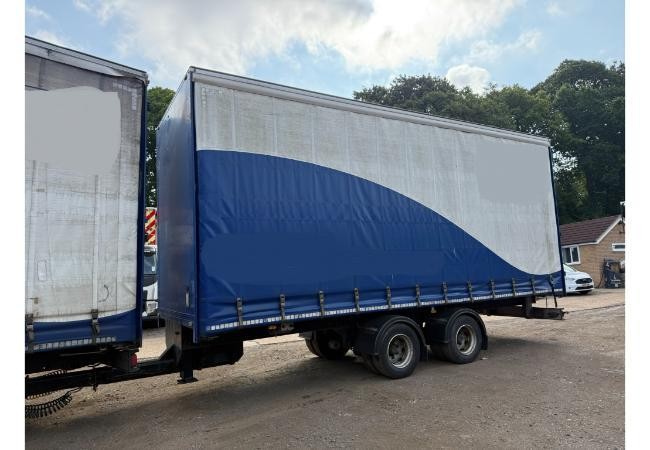 Adcliffe 25ft Curtainside Body Tandem Axle Draw Bar Trailer 