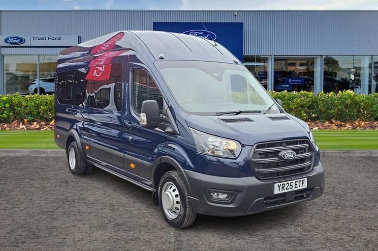 2025 Ford Transit 460 Leader L4 H3 ELWB High Roof 17 Seater Minibus RWD 2.0 EcoBlue 165ps, AI Min...