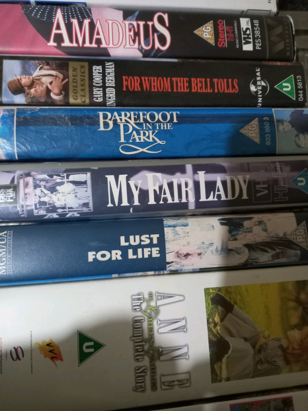 Classic VHS Selection.