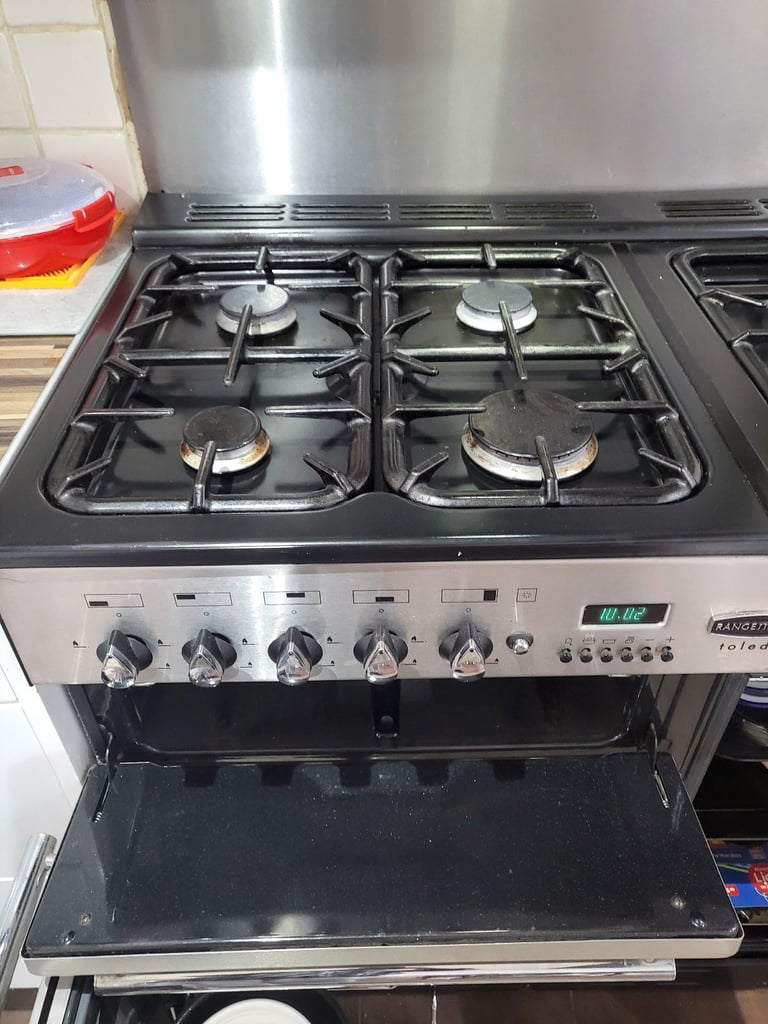 Rangemaster toleda 90 stainlell steel cooker