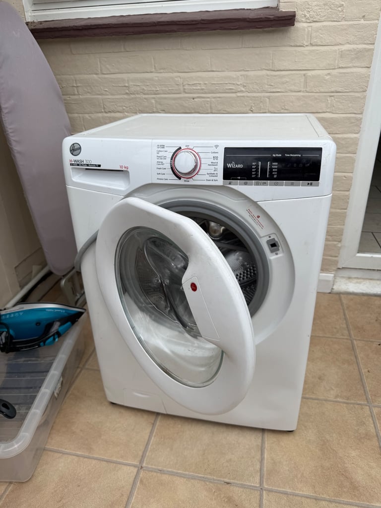 image for Hoover H wash 300 washing machine 10kg so great for big families 