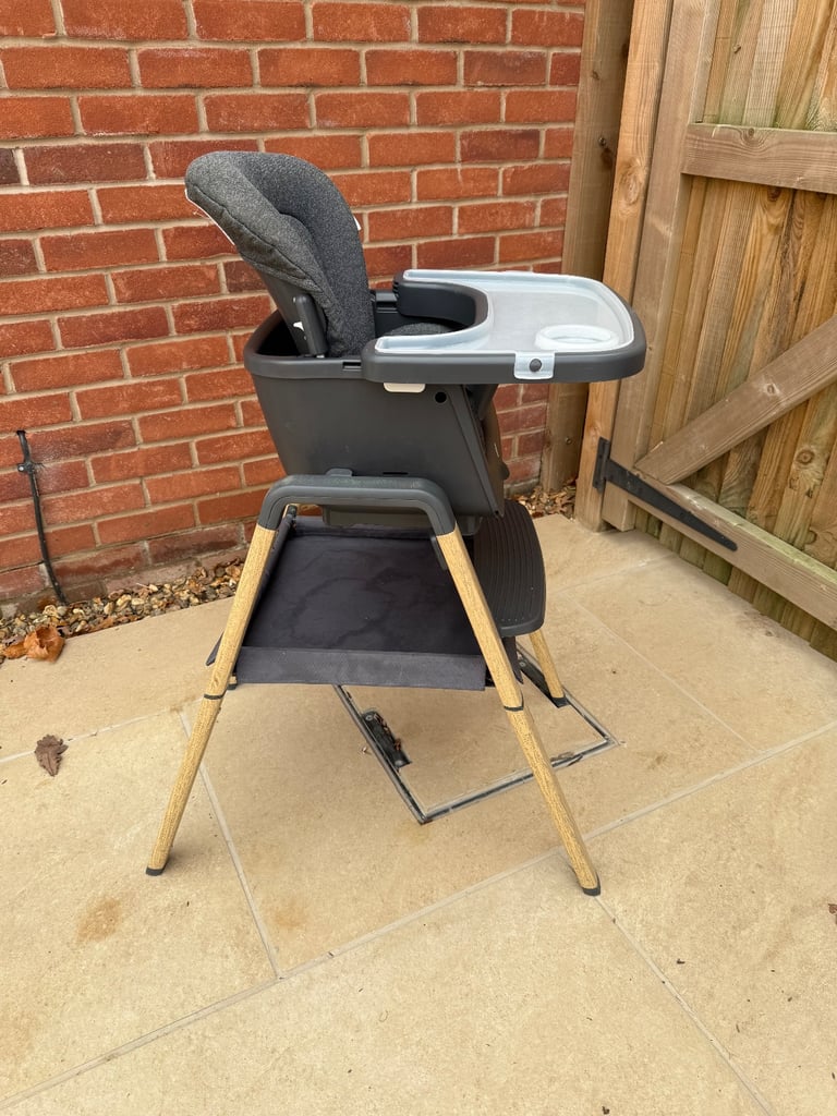 Tutti Bambini Nova Birth to 12 Years Complete Highchair Package - Grey/Oak