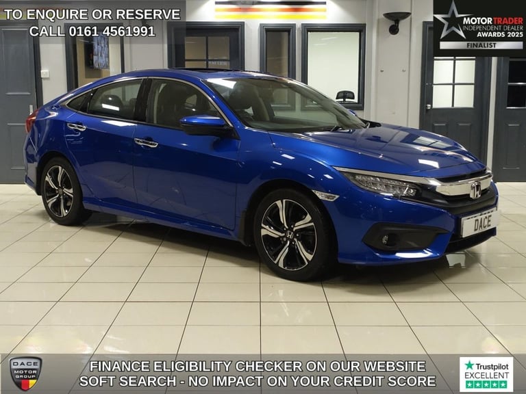 2018 Honda Civic 1.6 i-DTEC EX Saloon 4dr Diesel Auto Euro 6 (s/s) (120 ps) Saloon Diesel Automatic